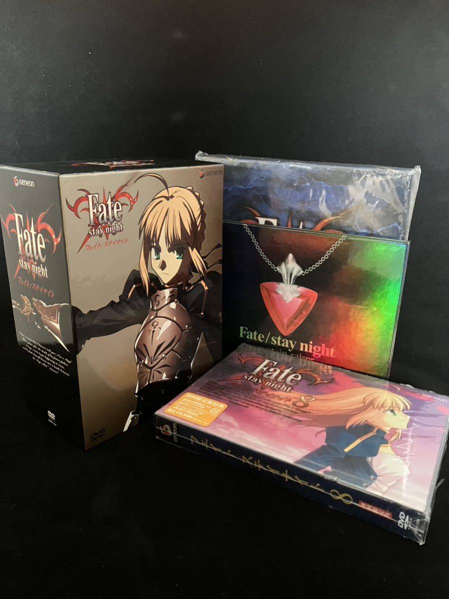 美品Fate/stay night DVD 初回限定版BOX特典付1〜6巻+8巻7巻抜け