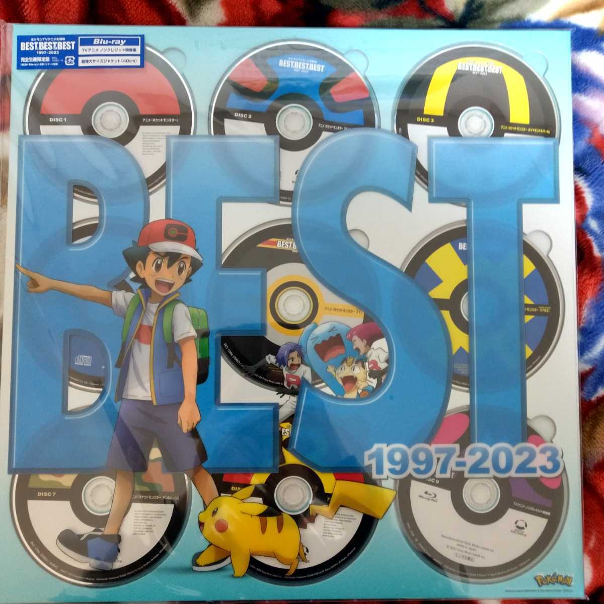 Pokemon TV Anime Theme Song BEST OF BEST OF BEST 1997-2023 (Limited  8CD+Blu-ray)