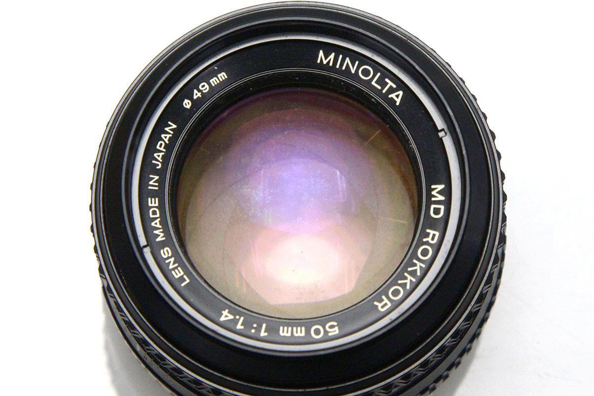 並品｜ミノルタ X-700 ボディ ブラック 旧型 日本製 MD ROKKOR 50mm F1.4 γA4590-3U2A_画像8