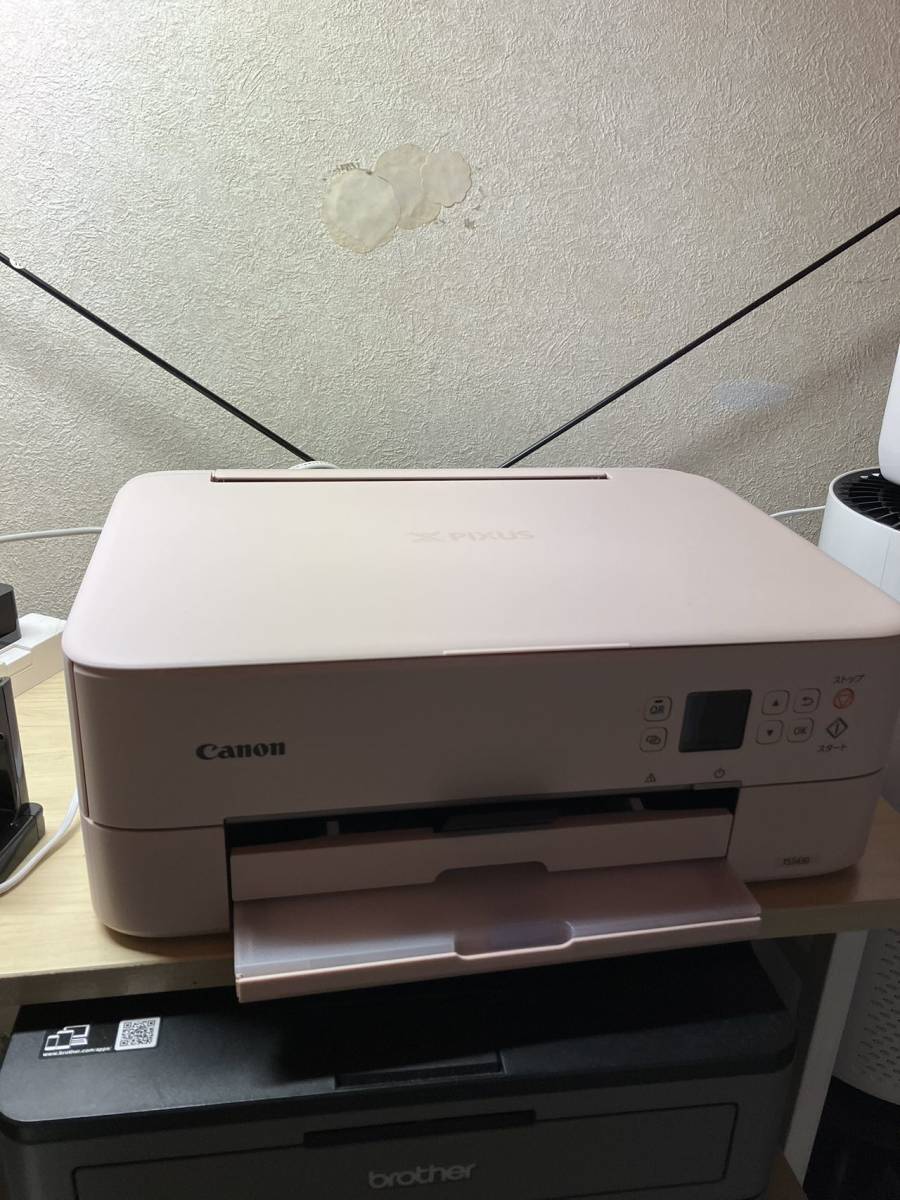 【美品◆動作良好】Canon プリンター A4インクジェット複合機 PIXUS TS5430 ピンク テレワーク向け 4色・一体型 2022年11月購入_画像1