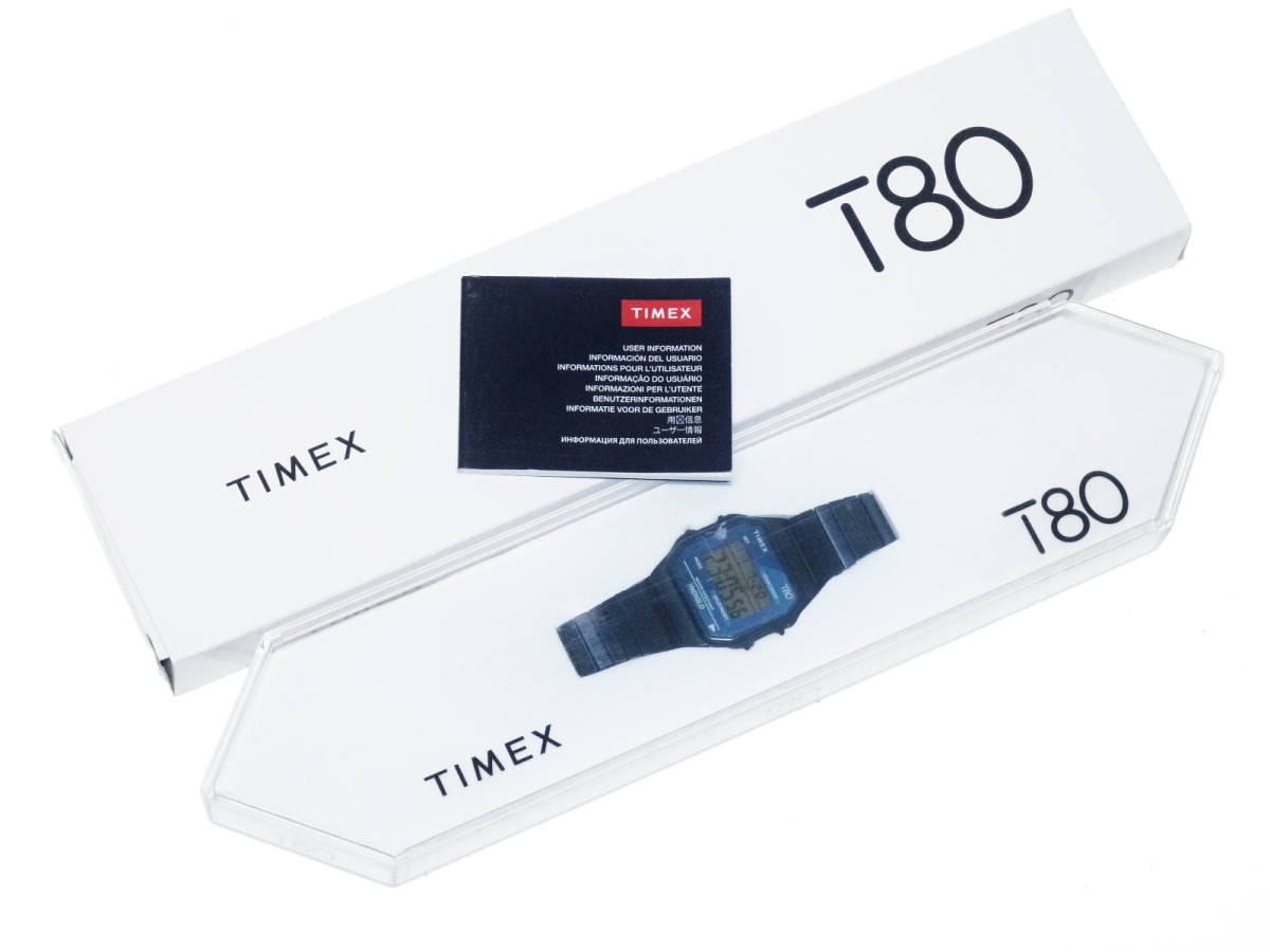 TIMEX Timex TW2U93800 наручные часы T80 нержавеющая сталь голубой 