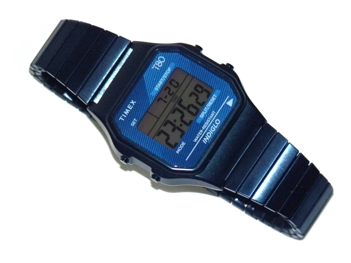 TIMEX Timex TW2U93800 наручные часы T80 нержавеющая сталь голубой 