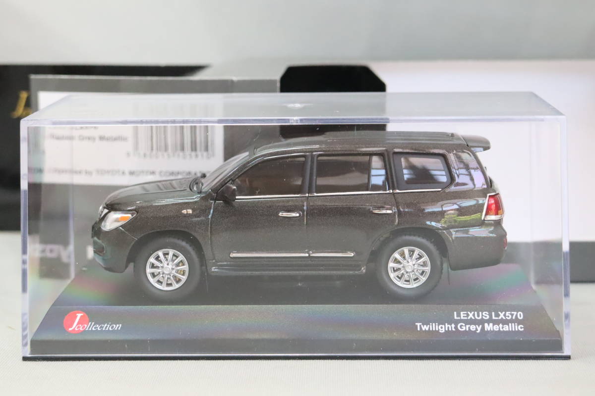 京商 J-コレクション レクサス LX570 トワイライトグレーメタリック（Kyosho J-Collection Lexus LX570）1/43スケール_画像2