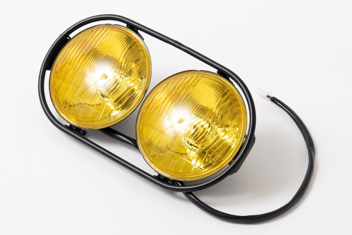 ズーマー ZOOMER AF58 ヘッドライト LED デカ目 黄色 ラッカス Ruckus 社外品 USDM JDM A545