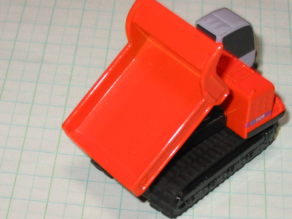 絶版品 トミカ 80 ★日立建機 ゴムクローラキャリア ＥＧ１１０Ｒ Hitachi Construction Machinery RUBBER CRAWLER CARRIER EG110R 中国製_画像4