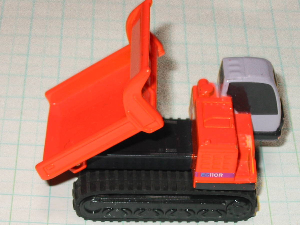 絶版品 トミカ 80 ★日立建機 ゴムクローラキャリア ＥＧ１１０Ｒ Hitachi Construction Machinery RUBBER CRAWLER CARRIER EG110R 中国製_画像6