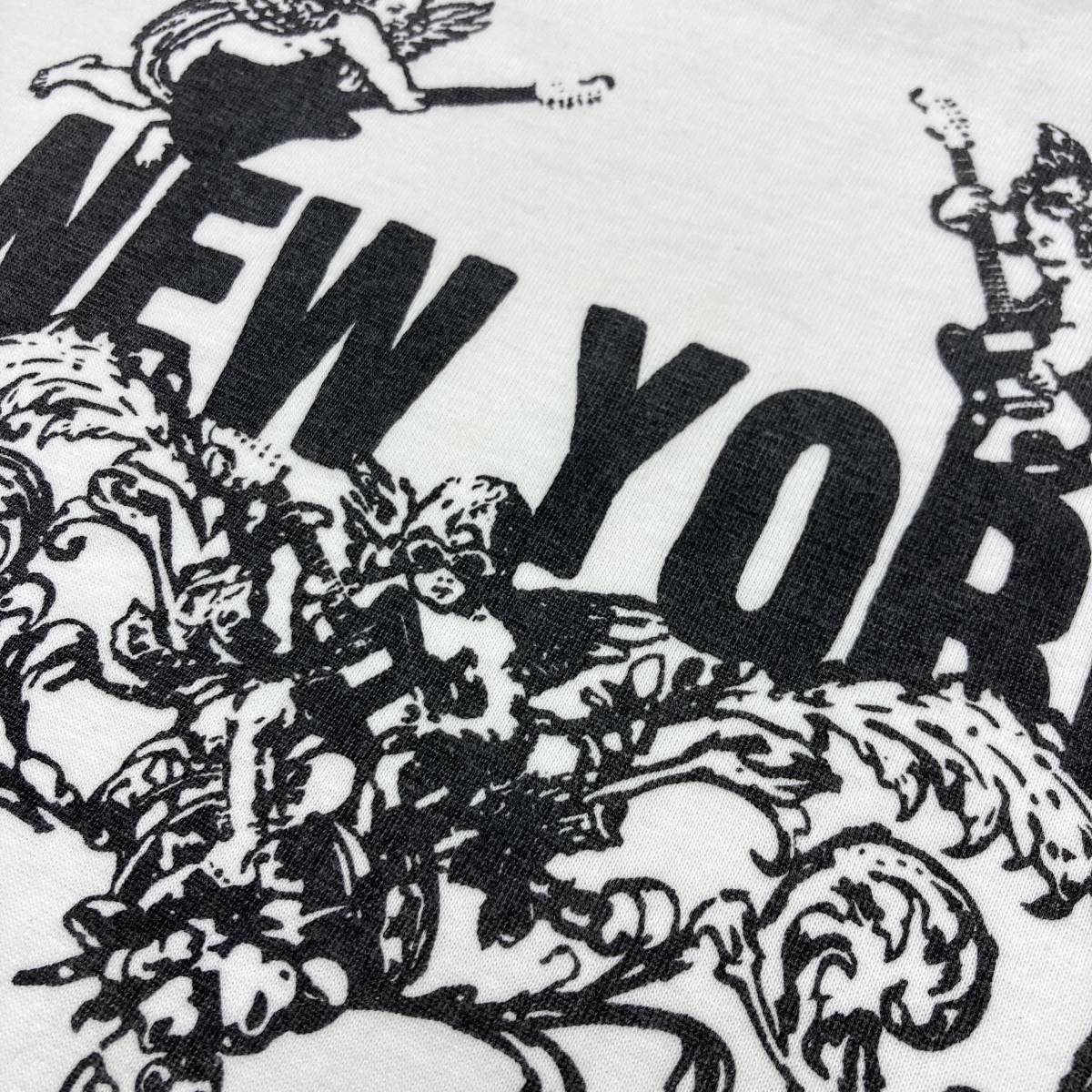 レア 初期 NumberNine 3周年 NEW YORK エンジェル Tシャツ ホワイト 4サイズ Number Nine ナンバーナイン Tee 本人期 archive 3020135_画像8