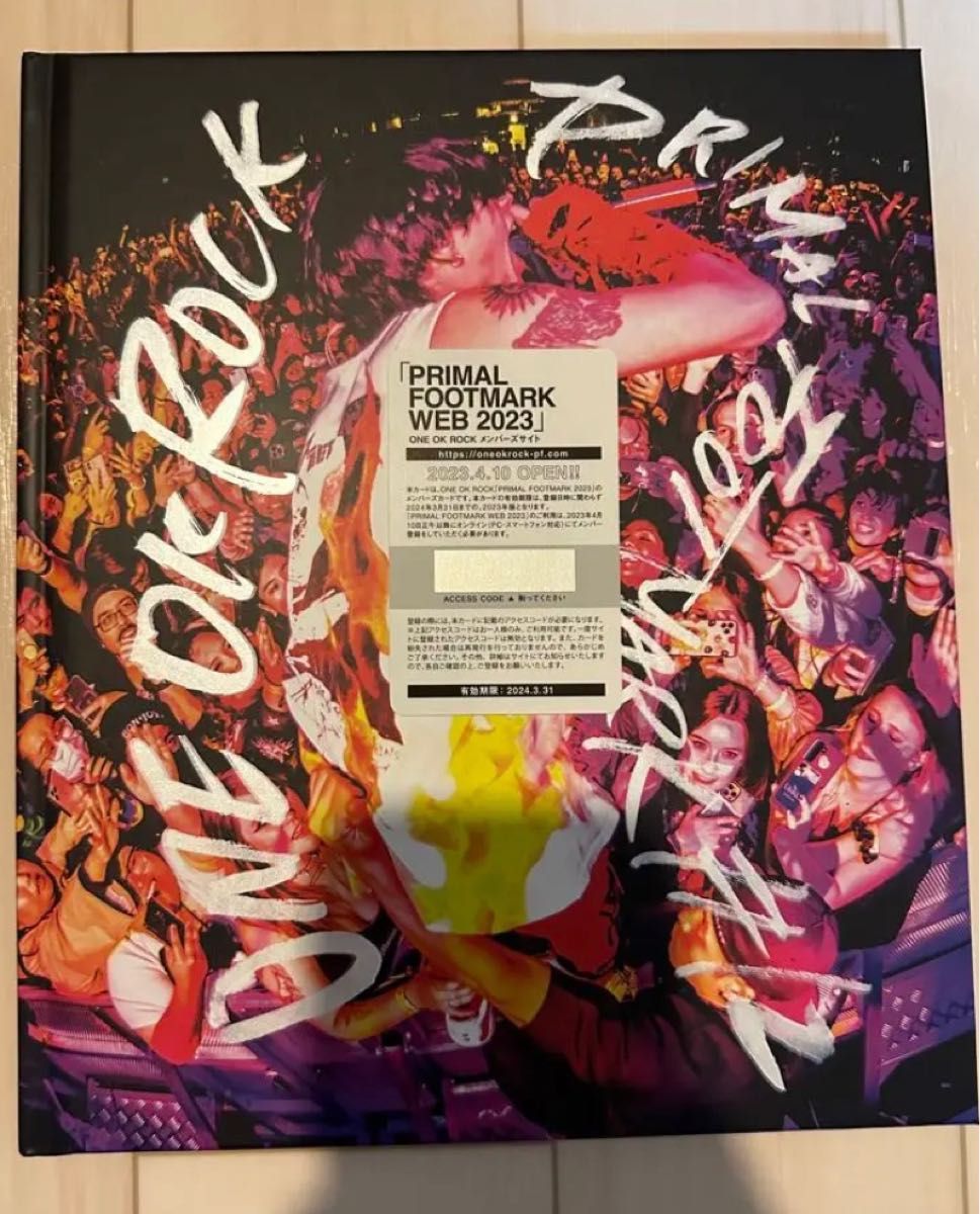 新品　ONE OK ROCKプライマルフットマーク　2023