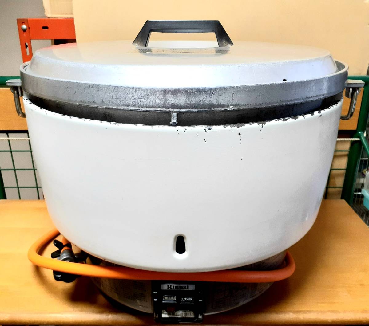 リンナイガス炊飯器LPガス用10L/5升(RR-50S1) 業務用炊飯器厨房(動作