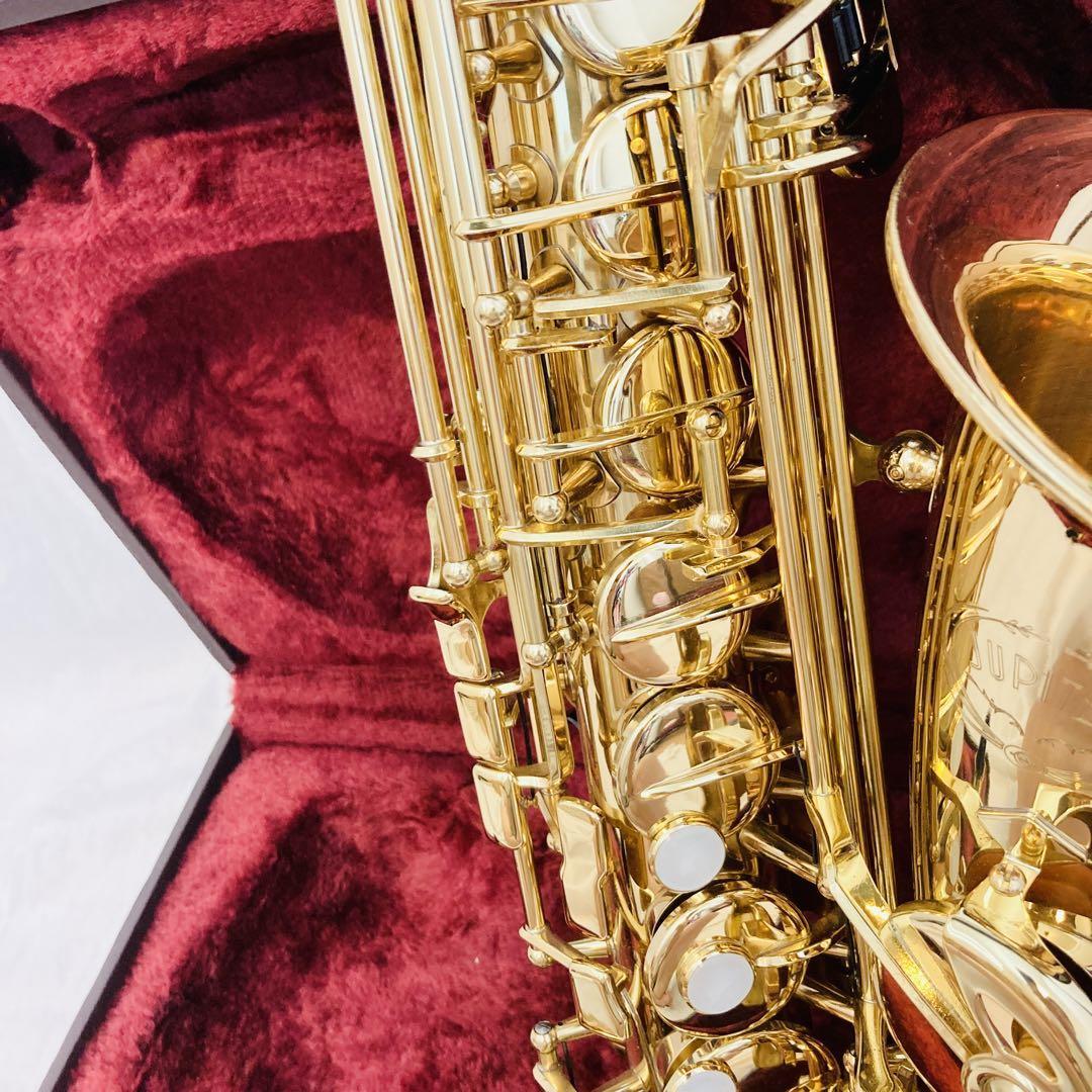 美品 業者メンテナンス JUPITER アルトサックス JAS-769-767 ジュピター ALTO キレイ 調整 ハードケース 管楽器