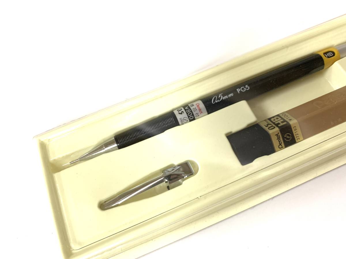 送料無料 メカニカグラフPG5 グラフペンシル未使用Pentel ぺんてる 0.5