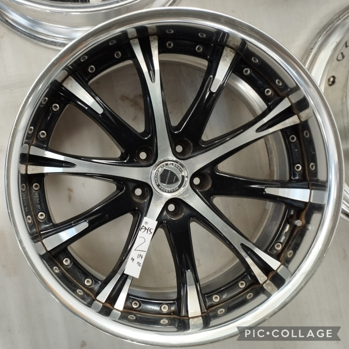 ワーク シュバート WORK SCHWERT SW4 20インチ 20x8.5J+25 114.3-5H ホイールのみ4本セットの画像7