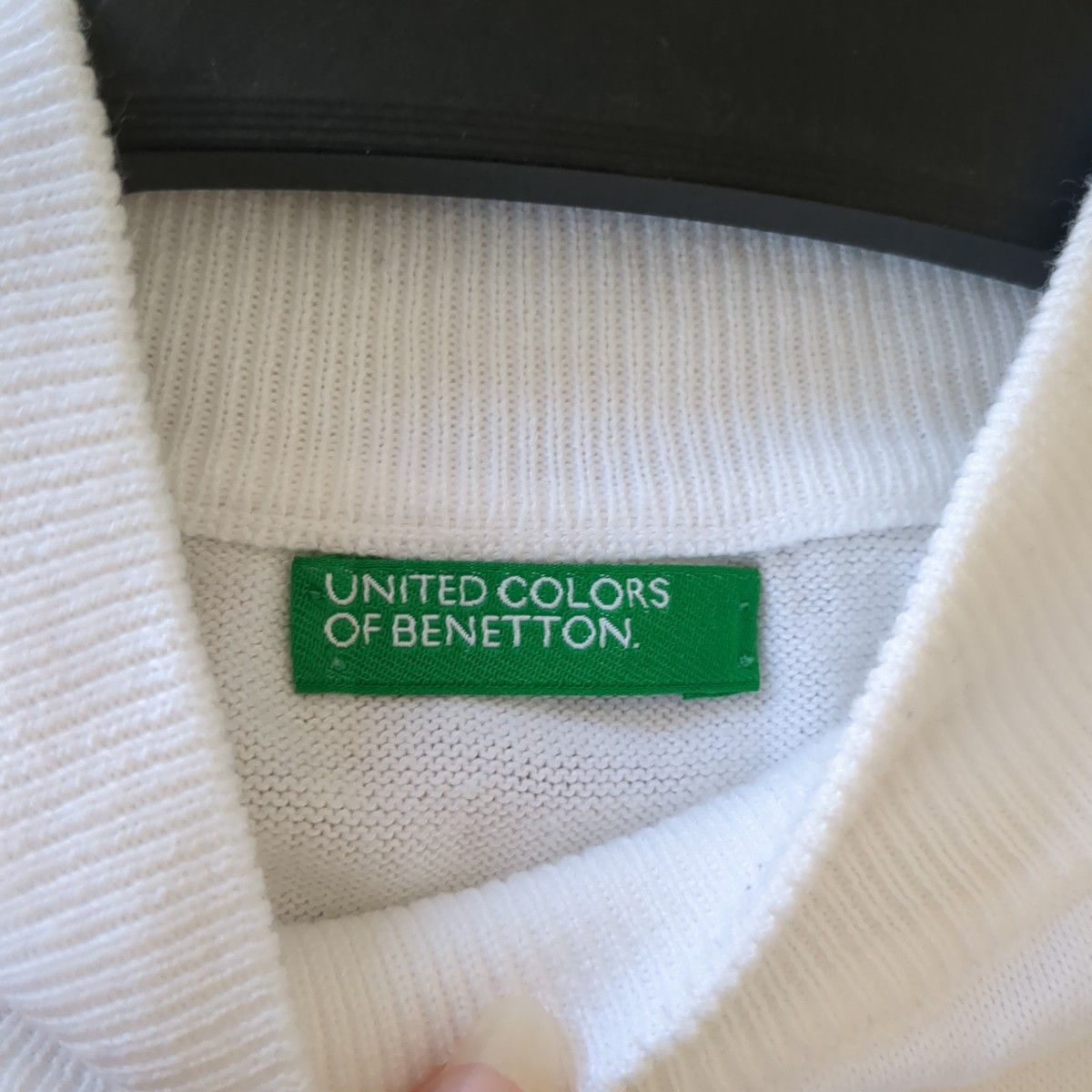 UNITED COLORS OF BENETTON　ベスト　ホワイト　