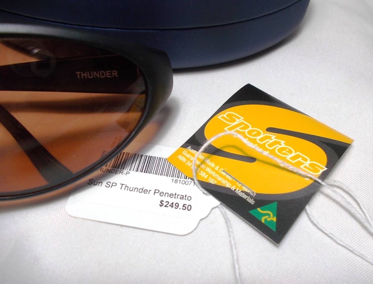 Spotters Thunder Penetrator★SPOTTERS AUSTRALLIA★polarised sunglasses(偏光レンズ)/photochromic glass(調光レンズ)/Bronze★_画像2