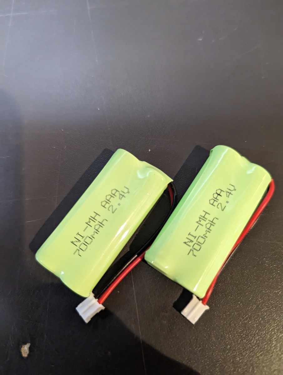 ニッケル水素バッテリー 互換バッテリー コードレス 子機用 NYC-CLBATT-4-C対応 【2個セット】 _画像1
