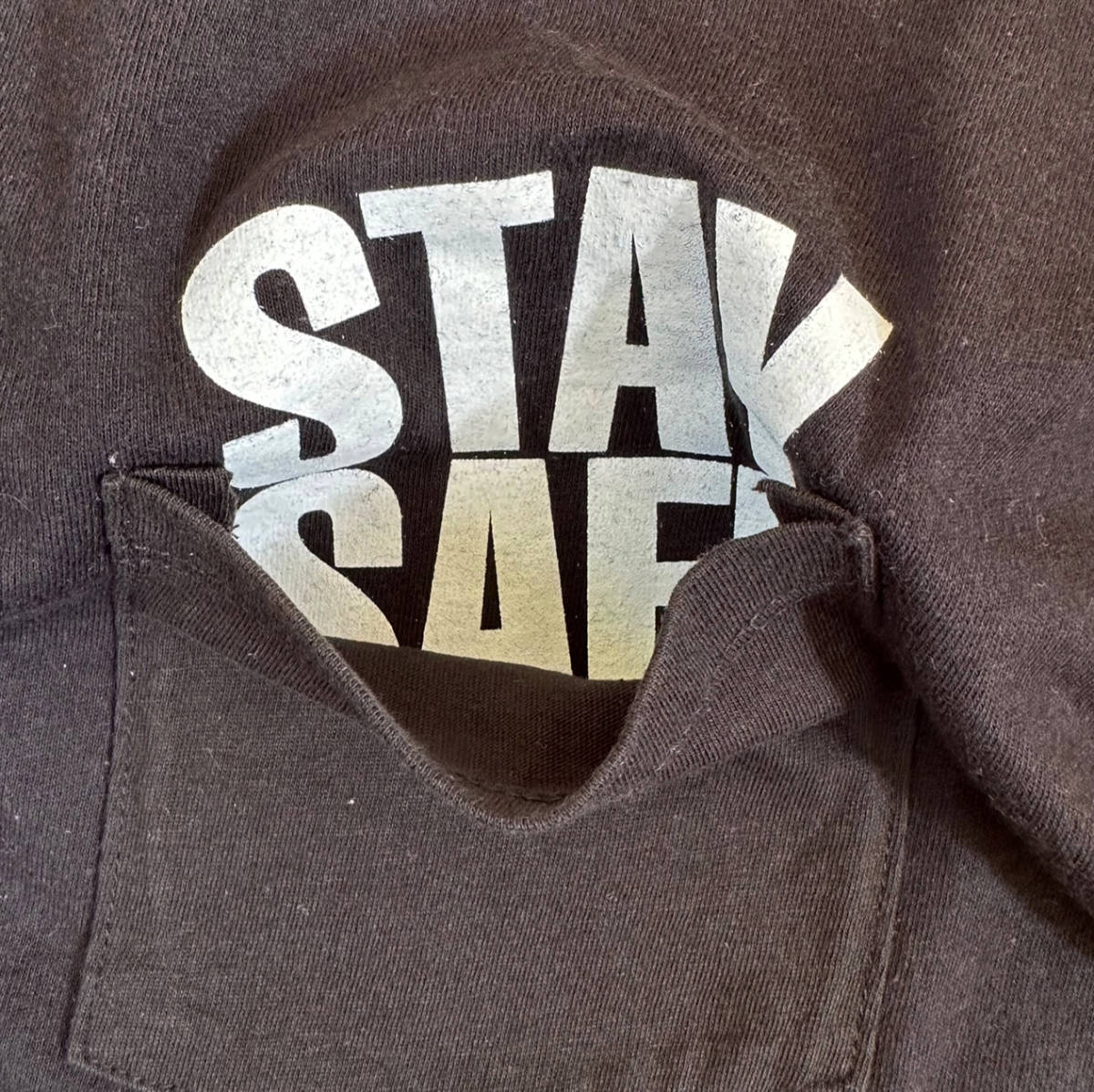 #Judy Blame превосходный товар STAY SAFE карман футболка BK-M Judy Bray mTRADING MUSEUM COMME des GARCONS