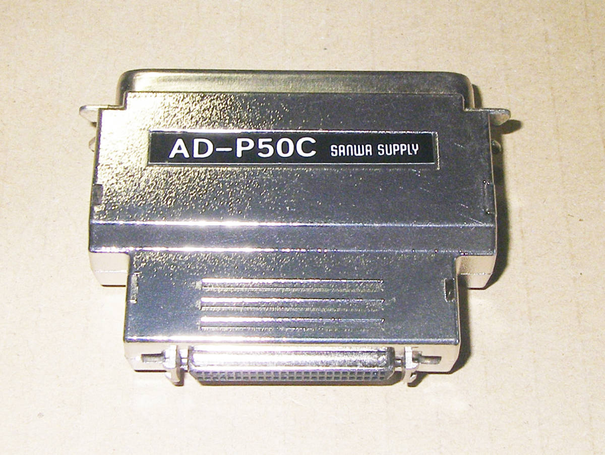 *SANWA SUPPLY SCSI-2 SCSI -1 AD-P50C Adapter*OK*