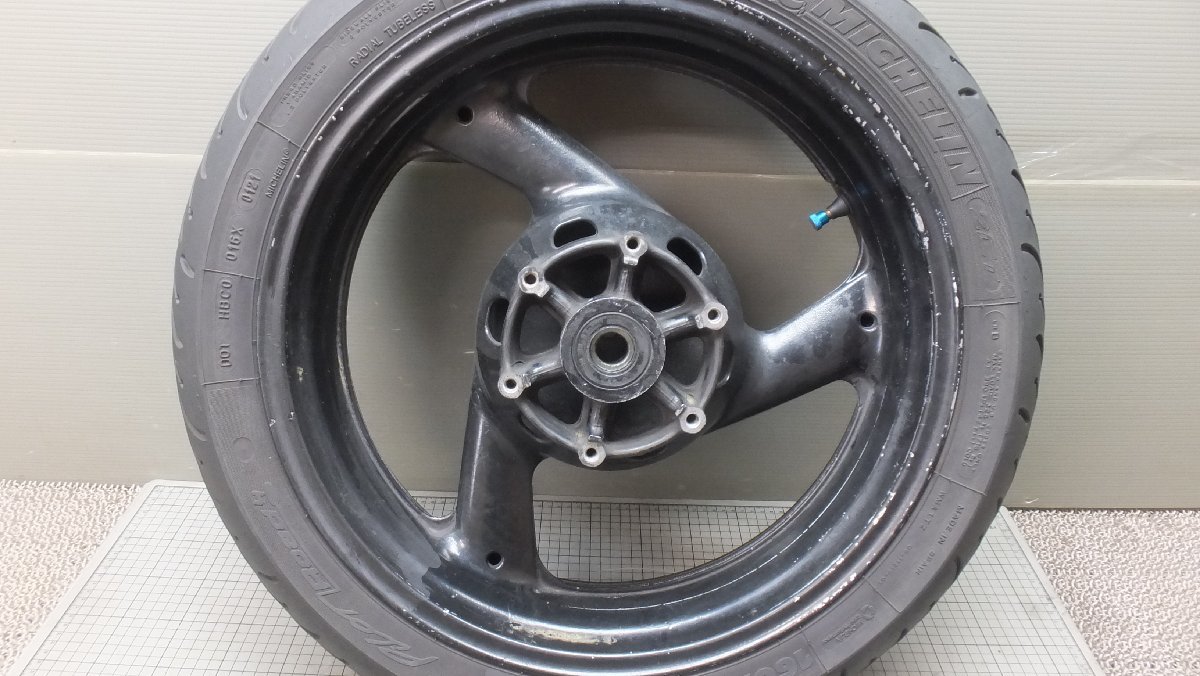 XR TRX850 4NX リアホイール 17x5.00 検 YAMAHA 平成 パラツイン 270°_画像3