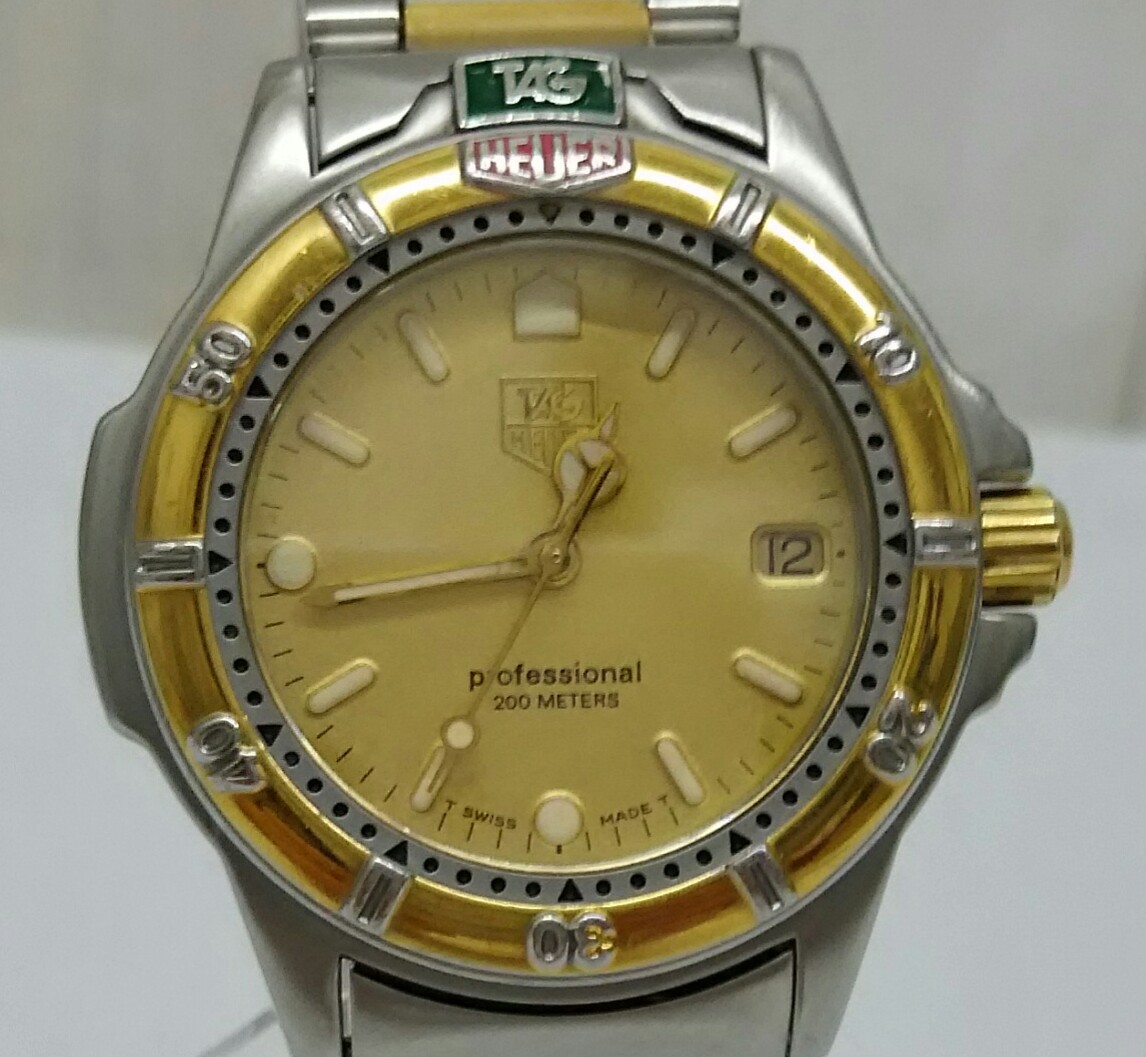 超激安 タグ HEUER TAG ☆当店保証付 ホイヤー 腕時計 クォーツ 413K