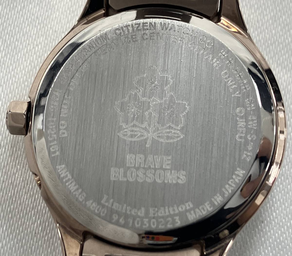 CITIZEN シチズン xC クロスシー EC1168-52E ラグビー日本代表モデル BRAVE BLOSSOMS レディース 電波ソーラー_画像4