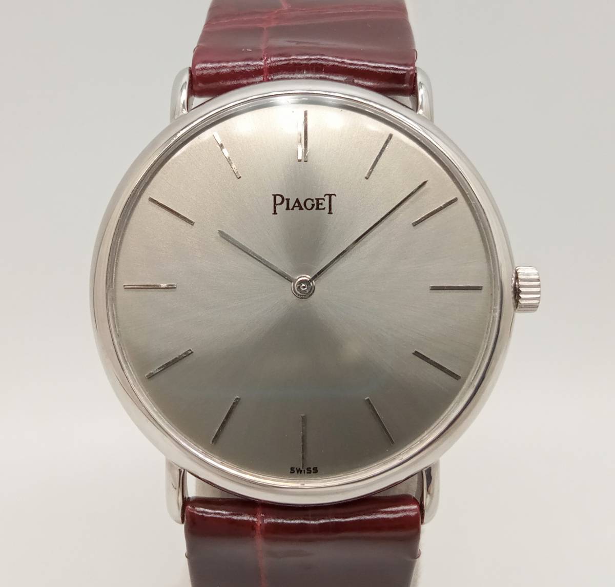 【OH済】 PIAGET ピアジェ 手巻き メンズ 腕時計 9622 ケースK18WG無垢 総重量35.2g 1970年代 ヴィンテージ 店舗受取可