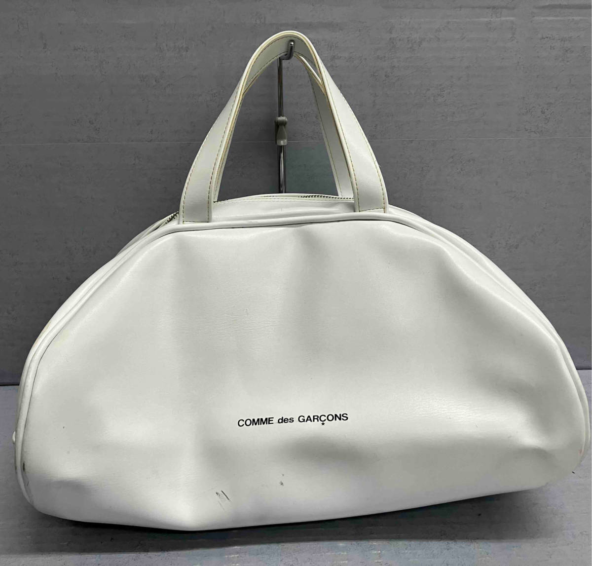 驚きの値段 GI-K20T ボストンバッグ コムデギャルソン GARCONS des COMME メンズ ドーム型 ホワイト レディース かばん、バッグ