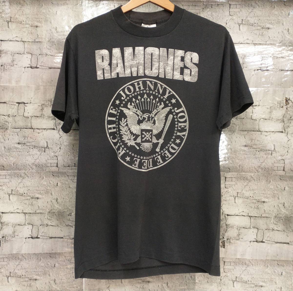 USA製 RAMONES ラモーンズ 半袖Tシャツ バンドTシャツ シングルステッチ SELECT-T サイズL ブラック 店舗受取可_画像1