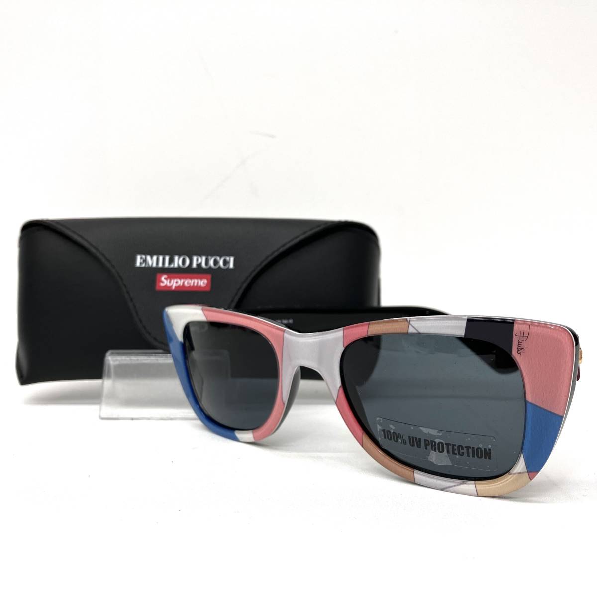 高い素材 キャット Sunglasses Cat エミリオプッチ シュプリーム Pucci Emilio Supreme サングラス ケース付き 箱 その他