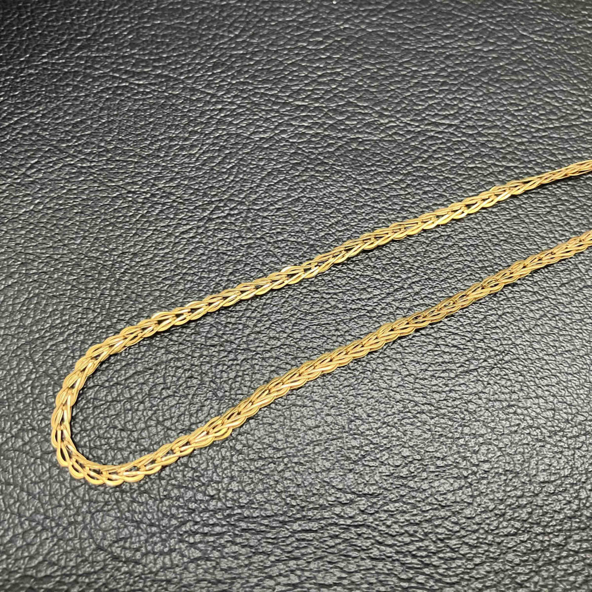 誠実 5.3g 40cm K18 ネックレス チェーン デザイン 金 店舗受取可