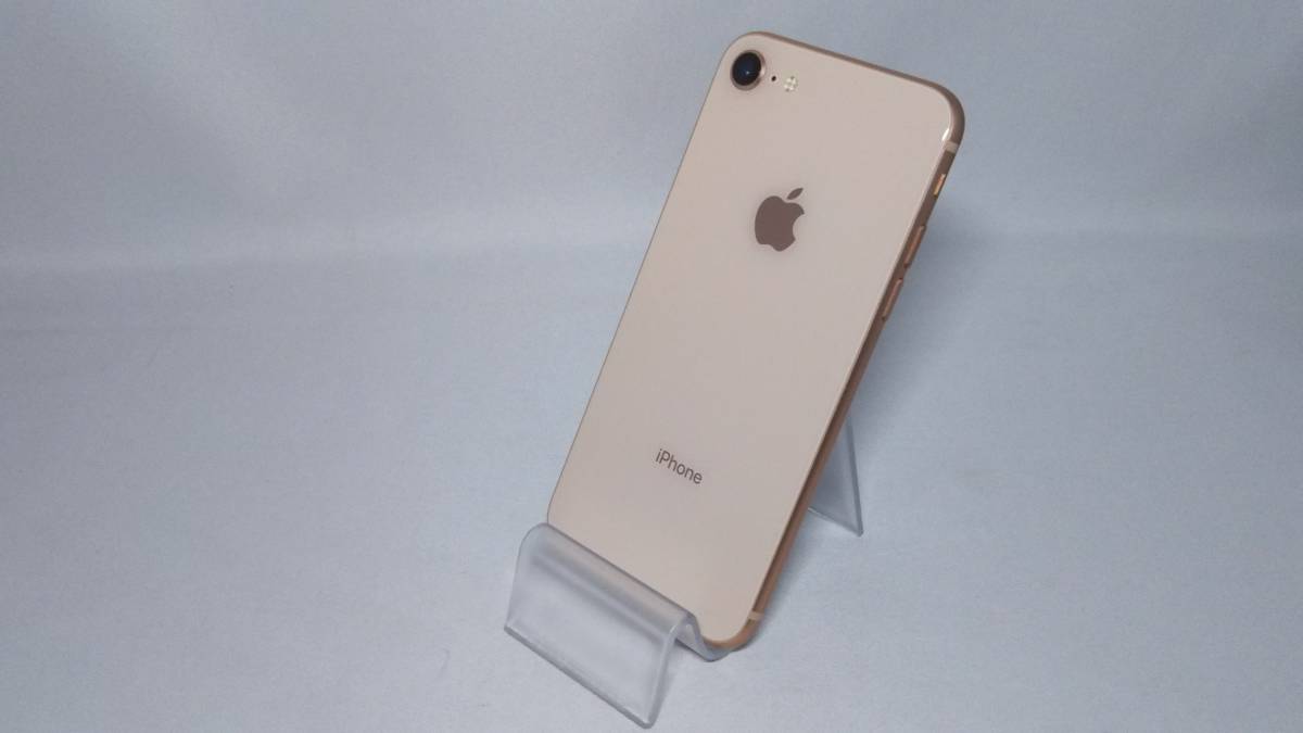 ☆美品☆iPhone8 64GB ゴールド/シムフリー/大容量BT100%082-