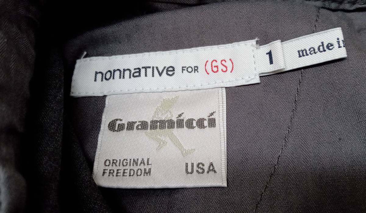 nonnative×Gramicci for B印 YOSHIDA(GS)/ノンネイティブ グラミチ/ハーフパンツ/CLIMBER EASY SHORTS/NN-P3391/グレー/サイズ1_画像7