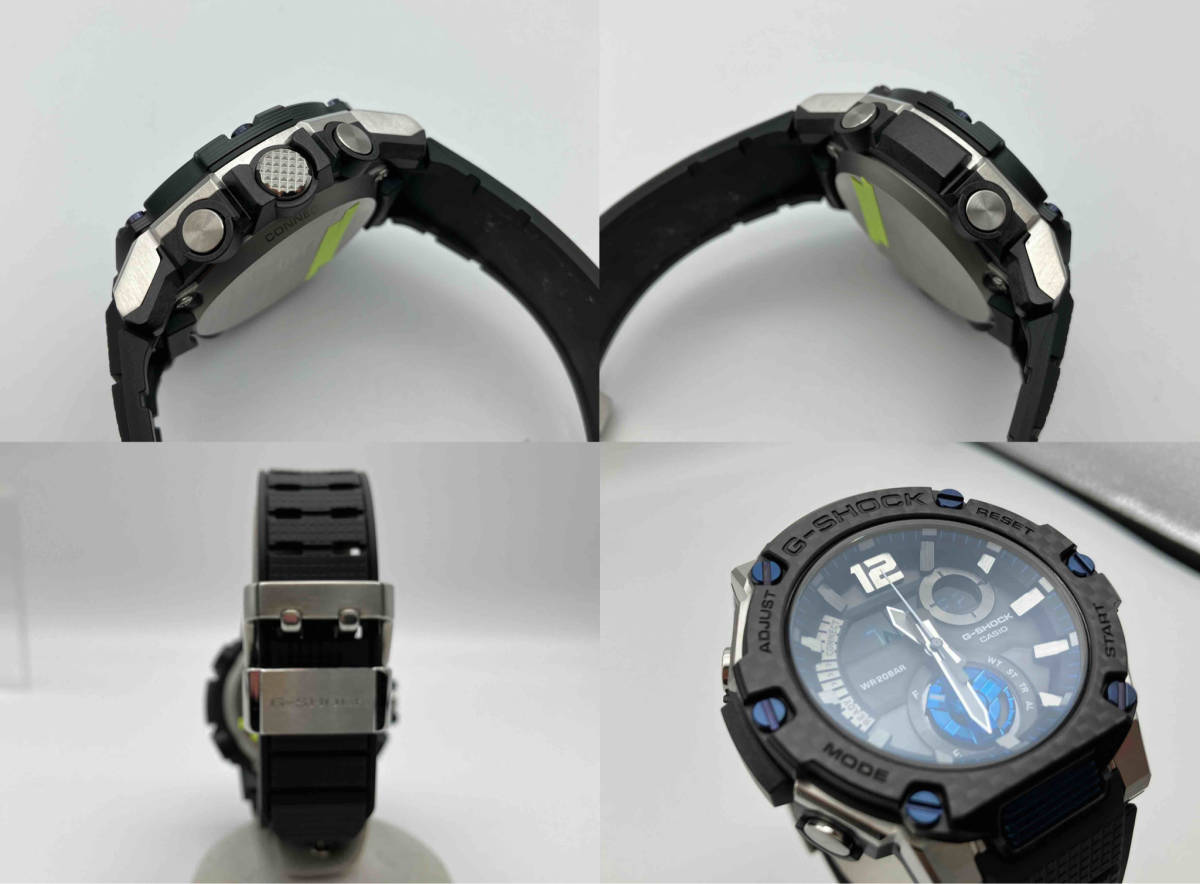 CASIO G-SHOCK GST-B300XA-1AJF Gスチール ソーラー Bluetooth 腕時計 アナデジ ブラック_画像5