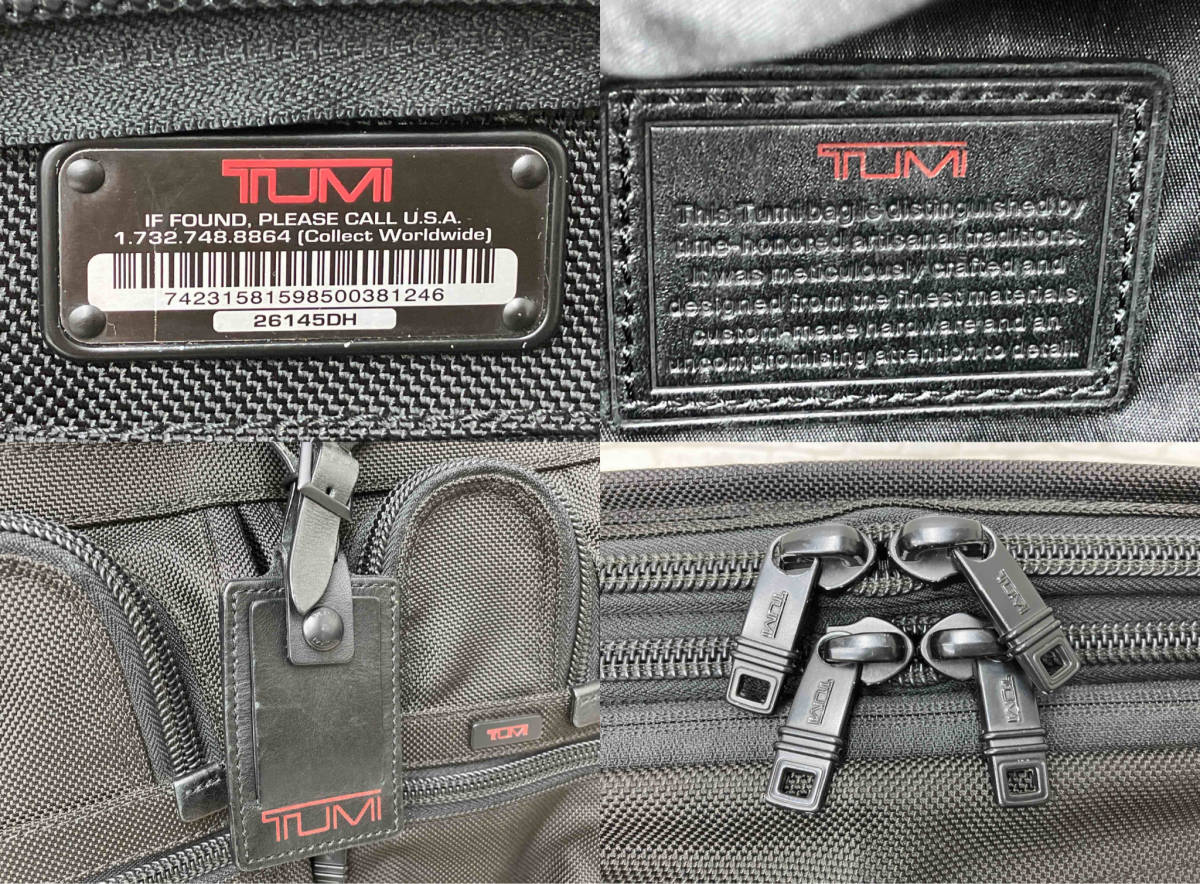 良質 トゥミ TUMI 26145DH ブラック 2WAY ビジネスバッグ ブリーフ