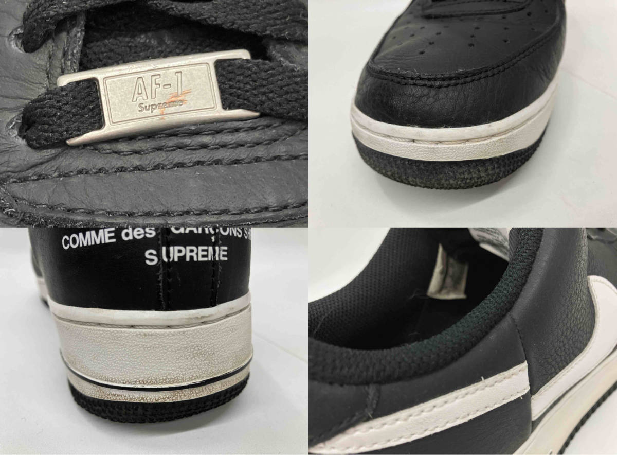 Nike Air Force 1 Low Supreme Comme Des Garcons (2018) ナイキ エアフォース1 シュプリーム コムデギャルソン AR7623-001 28.0cm_汚れ箇所