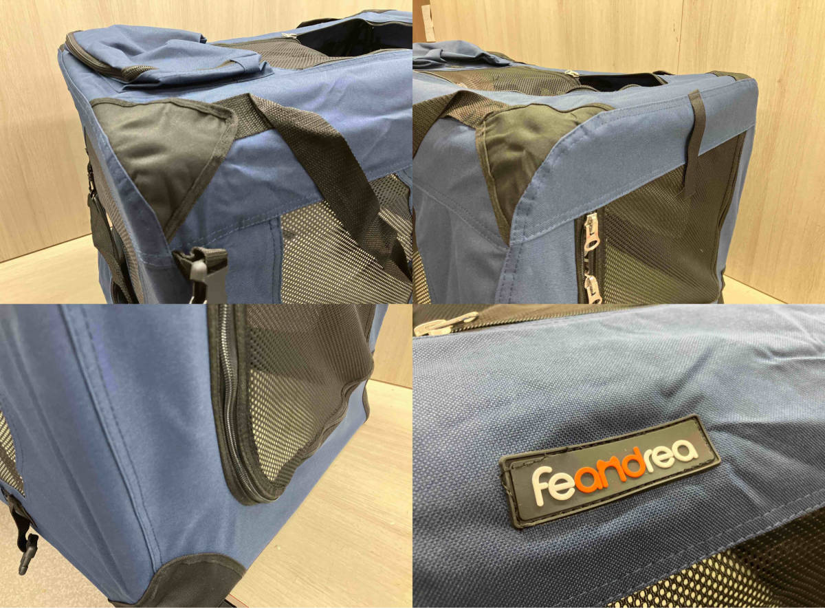 ①Fe and rea dog for carry bag navy approximately 67×51.5×50