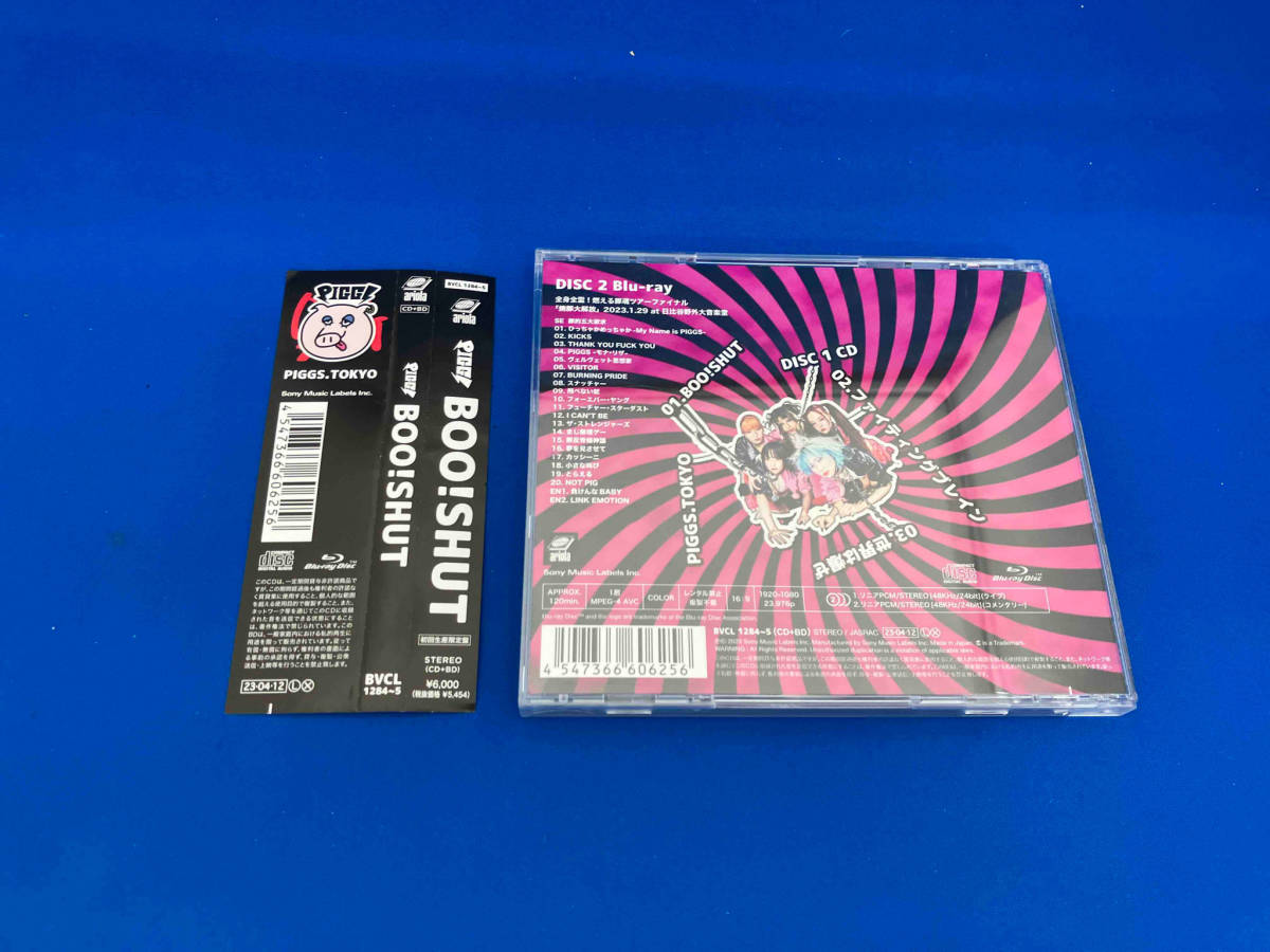 帯付き　PIGGS CD BOO!SHUT(初回生産限定盤)(Blu-ray Disc付)_画像2
