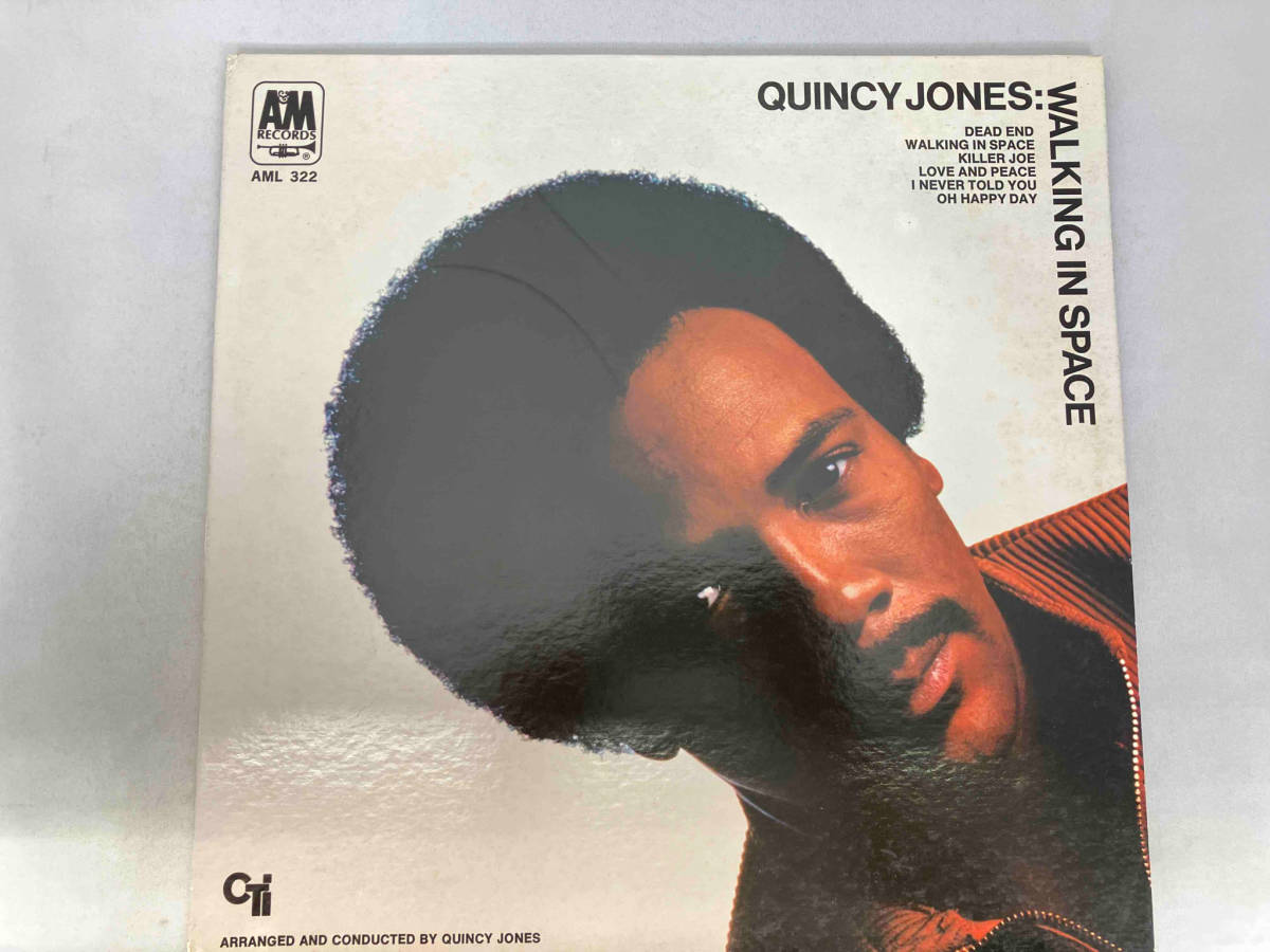 レコード　クインシー・ジョーンズ　Quincy Jones ウォーキング・イン・スペース　Walking In Space AML-322_画像1