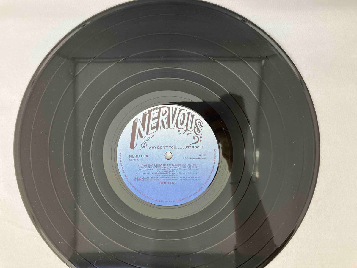 レコード　レストレス　Restless ホワイ・ドント・ユー・ジャスト・ロック　Why Don't You Just Rock ! NERD 004_画像6