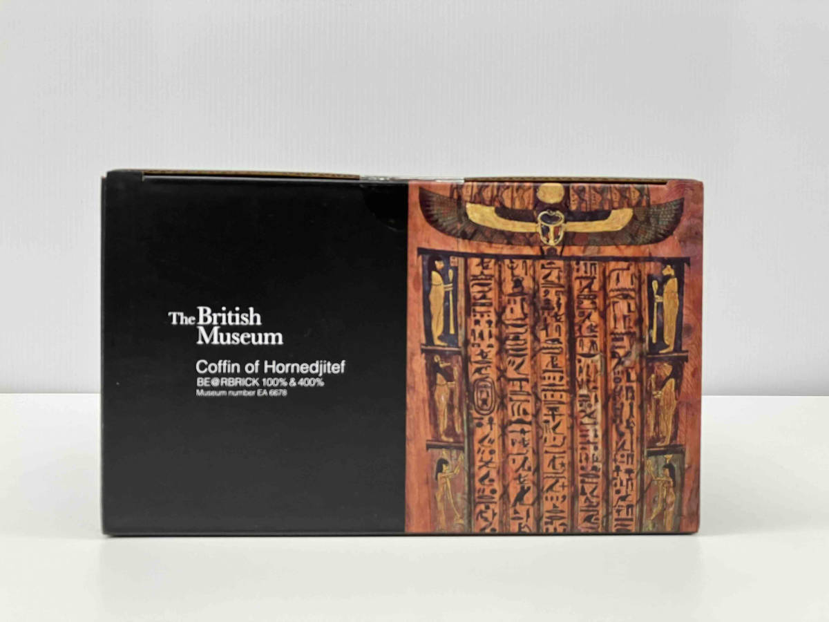 未開封品 The British Museum BE@RBRICK Coffin of Hornedjitef 100％ & 400％_画像5