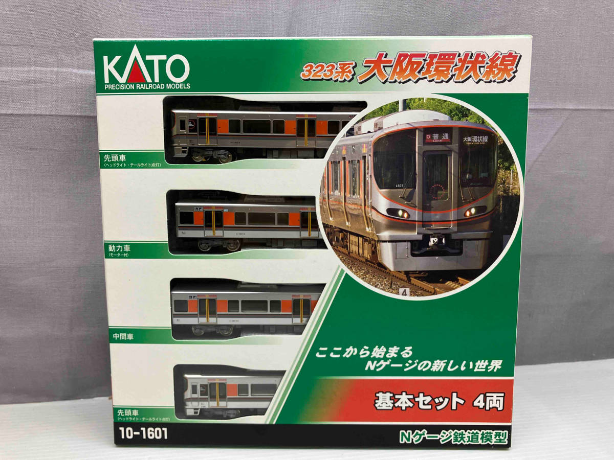 現状品 動作確認済 Nゲージ Ｎゲージ KATO 10-1601 323系大阪環状線 基本セット(4両) カトー_画像1