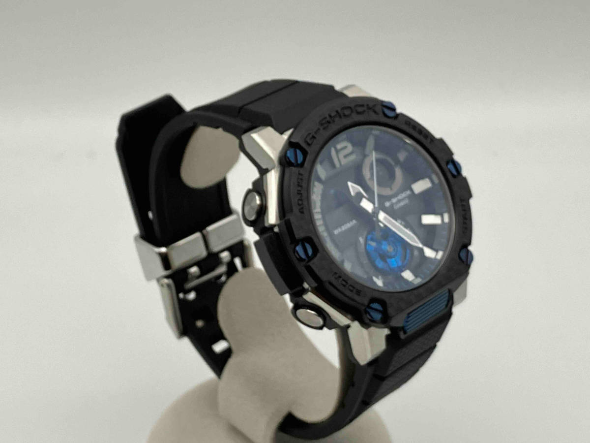 CASIO G-SHOCK GST-B300XA-1AJF Gスチール ソーラー Bluetooth 腕時計 アナデジ ブラック_画像3