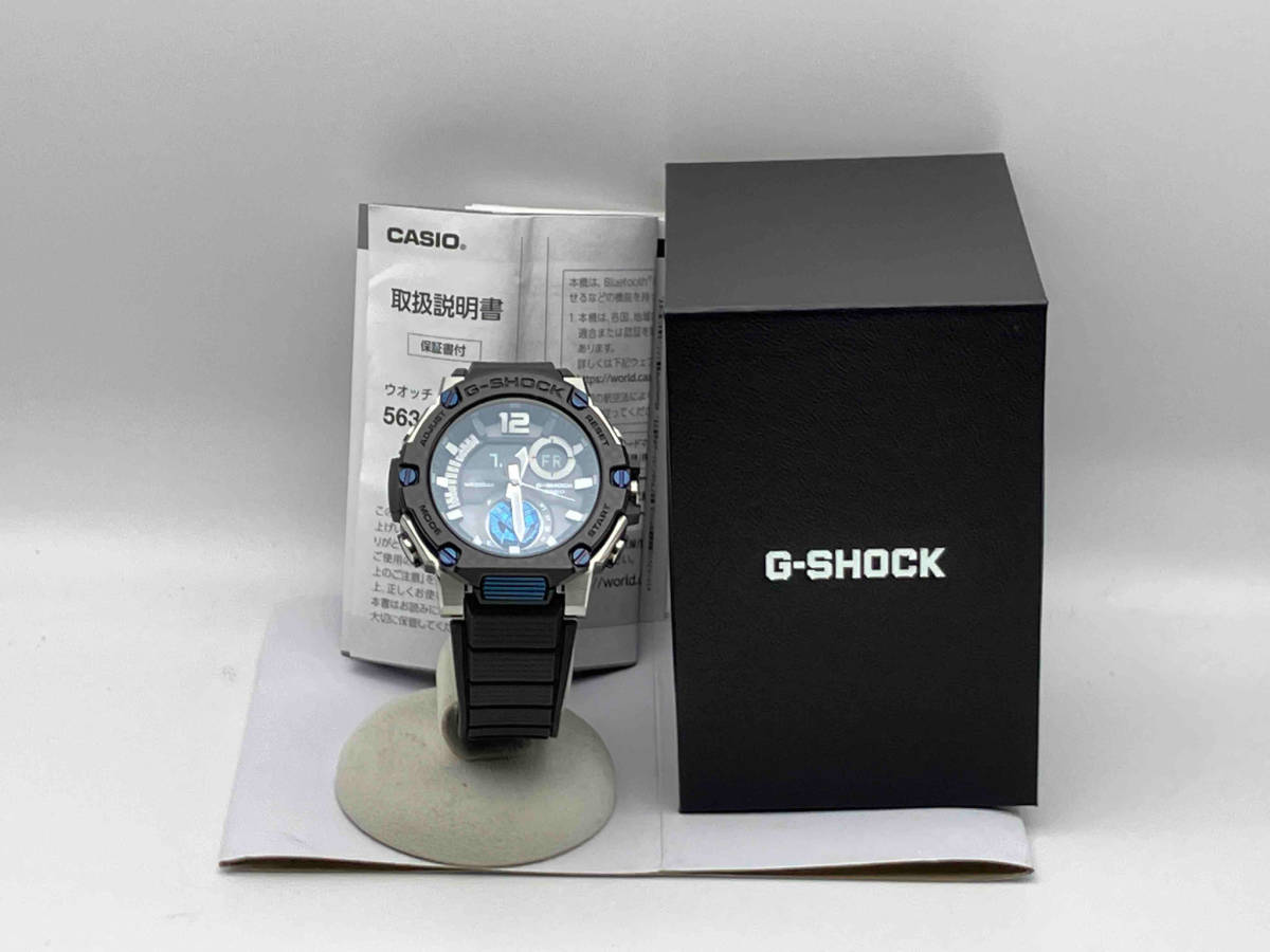 CASIO G-SHOCK GST-B300XA-1AJF Gスチール ソーラー Bluetooth 腕時計 アナデジ ブラック_画像7