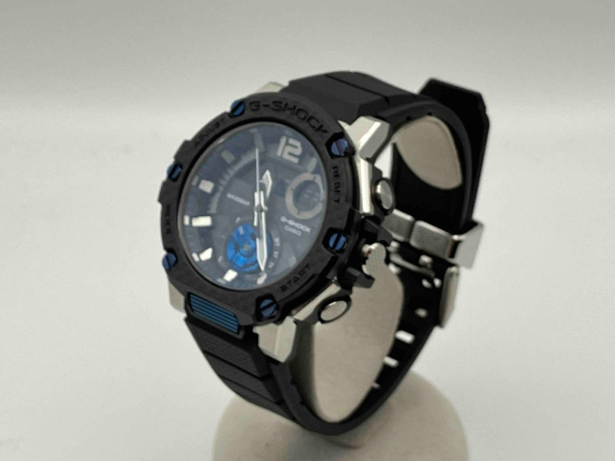 CASIO G-SHOCK GST-B300XA-1AJF Gスチール ソーラー Bluetooth 腕時計 アナデジ ブラック_画像2