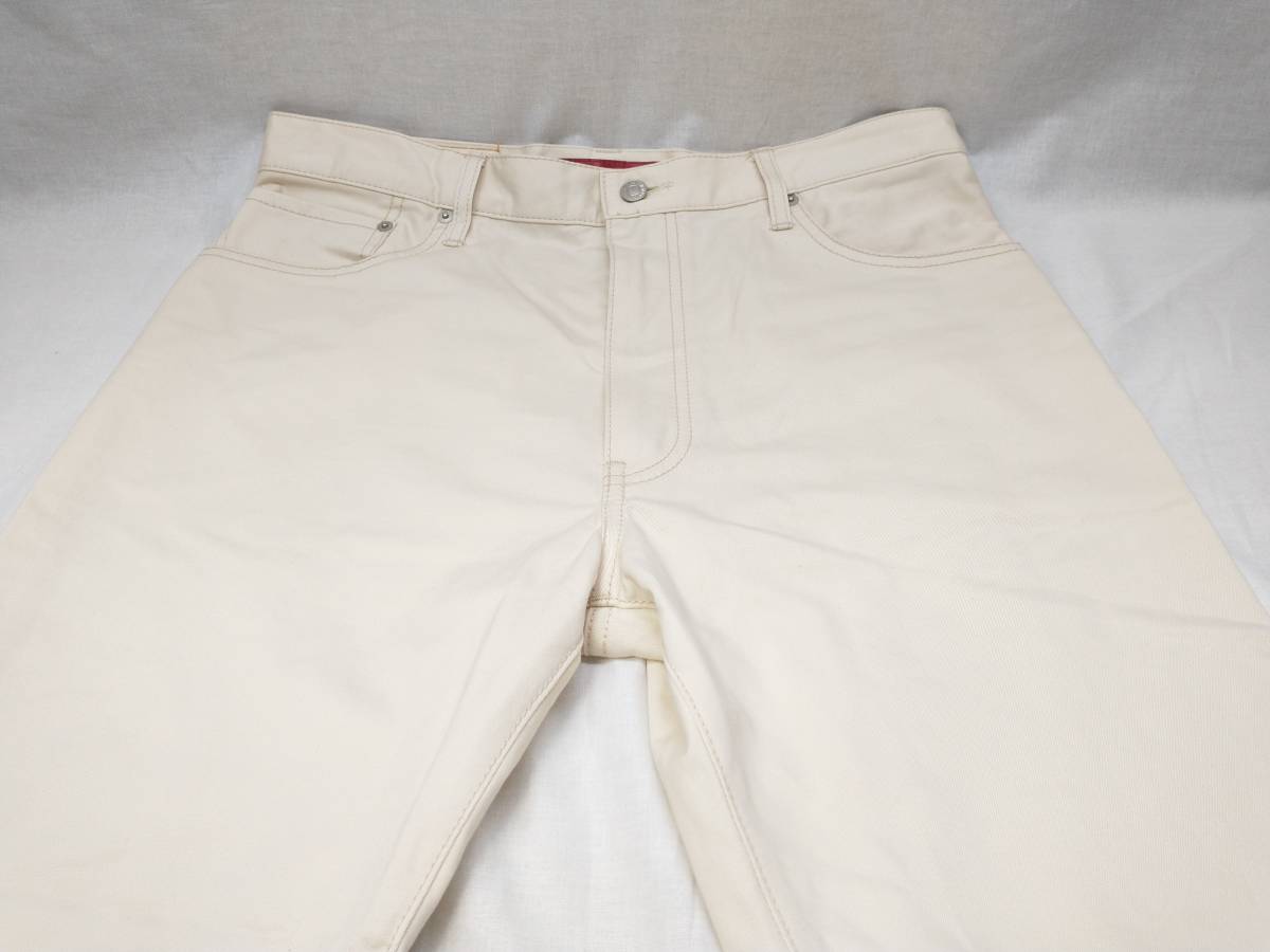 JUNYA WATANABE MAN 綿パン サイズM LEVI'S ダブルネーム 2022AW WJ-P218 WHT ジュンヤワタナベマン リーバイス_画像3