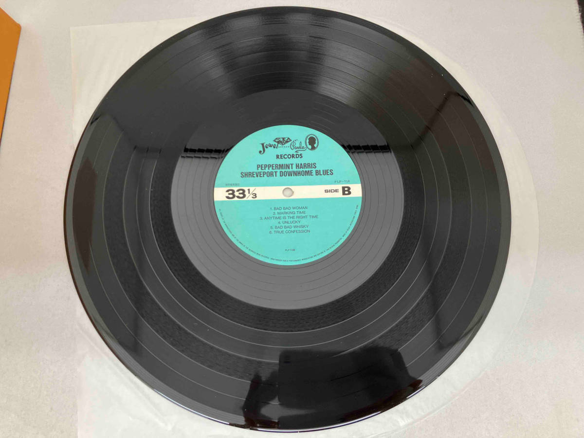 レコード　LP盤 ペパーミント　ハリス　PEPPERMINT HARRIS ジュリヴポート　ダウンホームブルース　SHREVEPORT DOWNHOME BLUES PLP-718_画像5