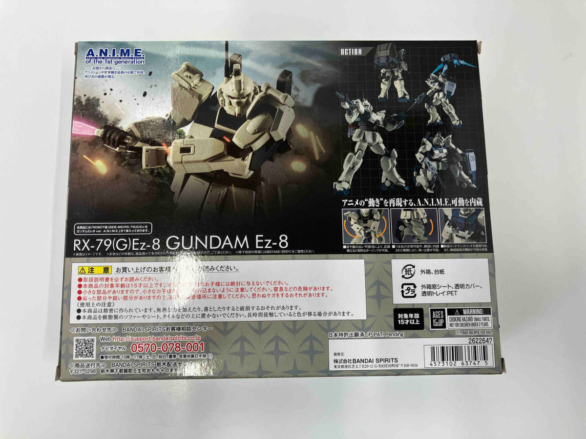 ROBOT魂 RX-79(G)Ez-8 ガンダムEz-8 ver. A.N.I.M.E. 機動戦士ガンダム 第08MS小隊_画像2