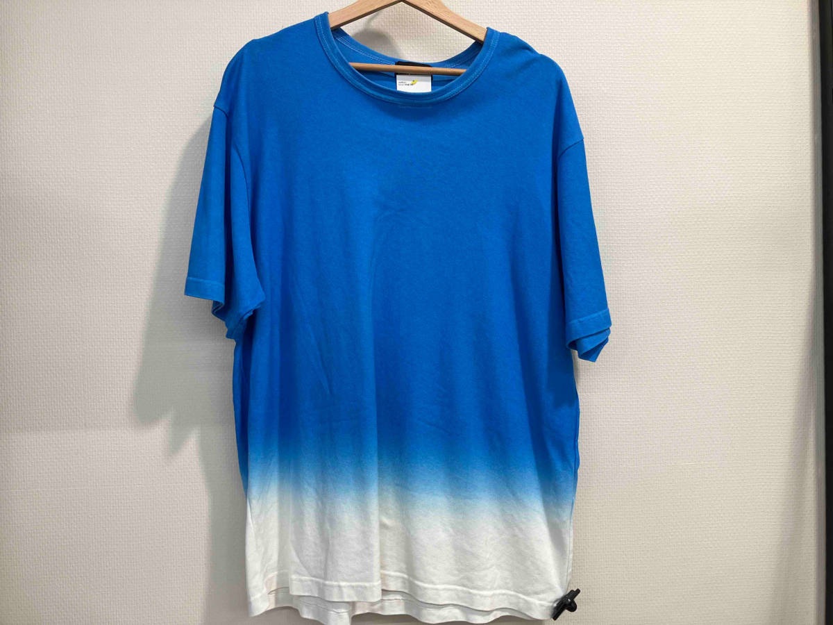 kolor 19SS グラデーション 半袖Tシャツ 2 ブルー ホワイト 19SCM-T09206 カットソー シミあり カラー_画像1