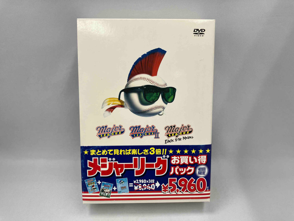 【高知インター店】 DVD 映画「メジャーリーグ」 お買得パック(3枚組) BOX デヴィッド・S・ウォード コメディ