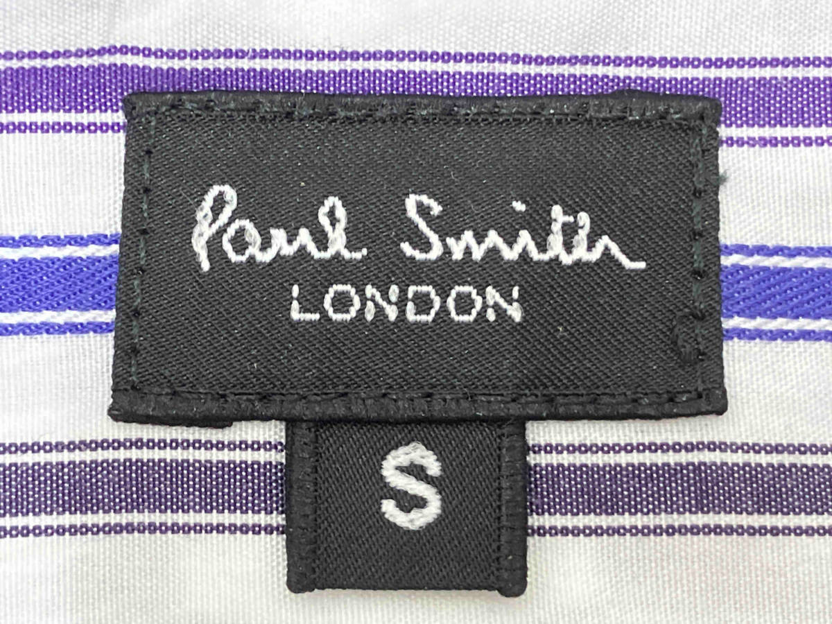 Paul Smith Paul Smith хлопок полоса рубашка рубашка с длинным рукавом мужской S лиловый серия 