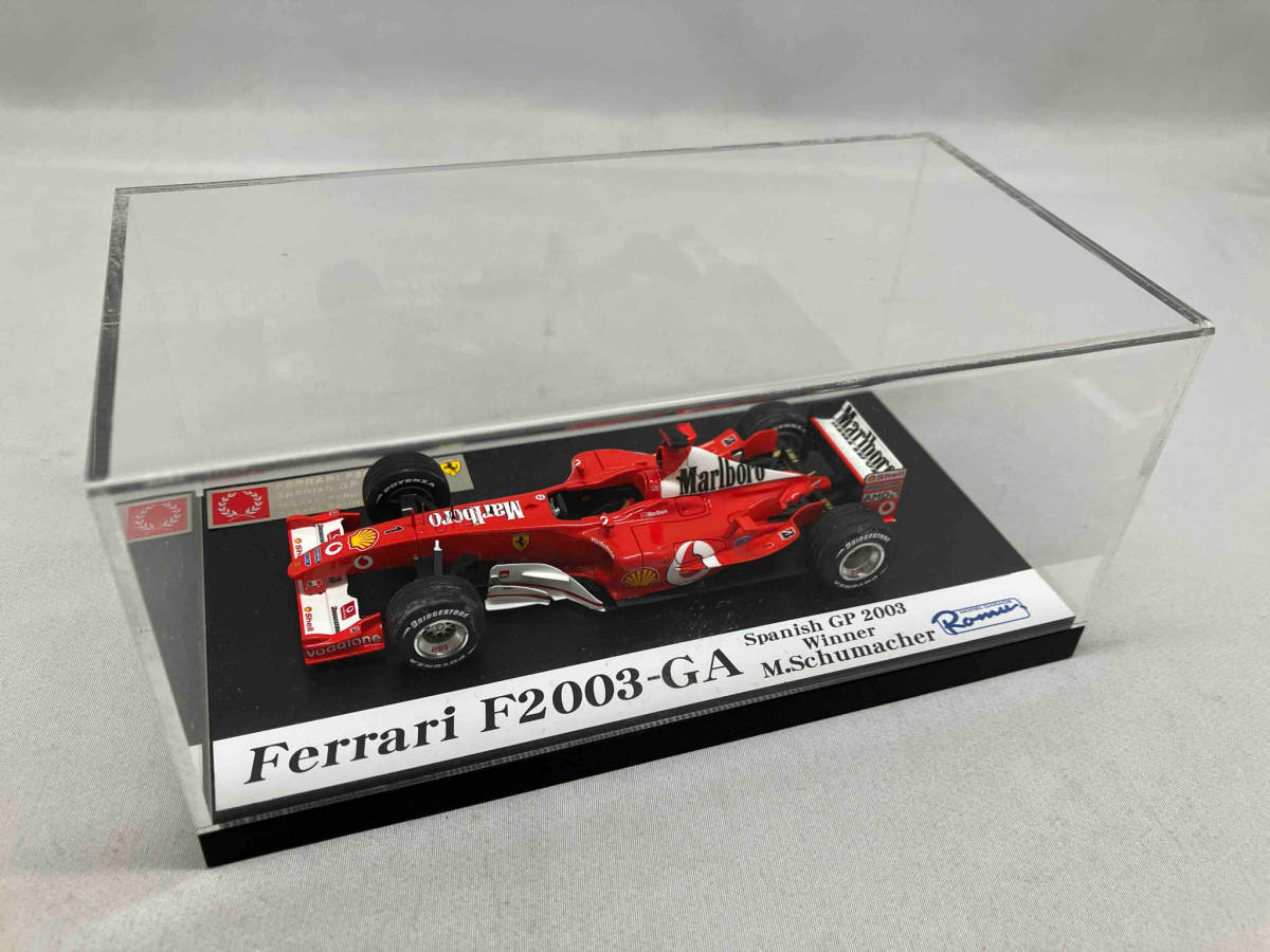 10★Romu Factory Ferrari F2003-GA Spanish GP 2003 Winner M.Schumacherのサムネイル